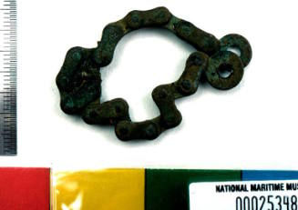 Chain recovered from the wreck of the DUNBAR