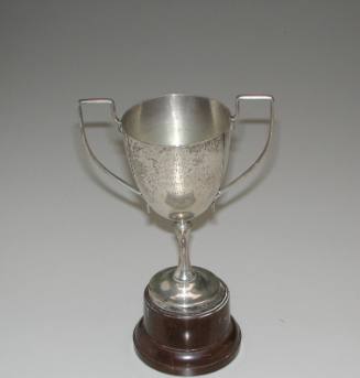 HMAS AUSTRALIA boxing trophy awarded to Lindsay Alphonso Parer
