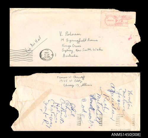 Envelope addressed to Vanessa Roberson