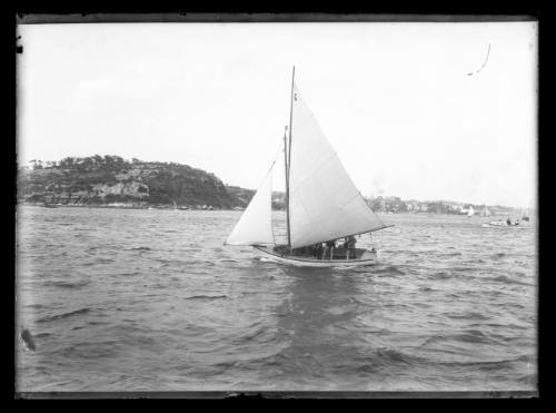 Sailing vessel on Sydney Harbour, INSC 812