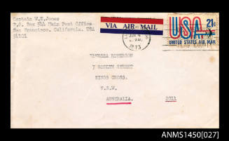 Envelope addressed to Vanessa Roberson