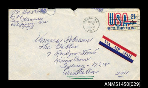 Envelope addressed to Vanessa Roberson