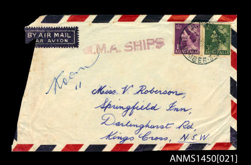 Envelope addressed to Vanessa Roberson