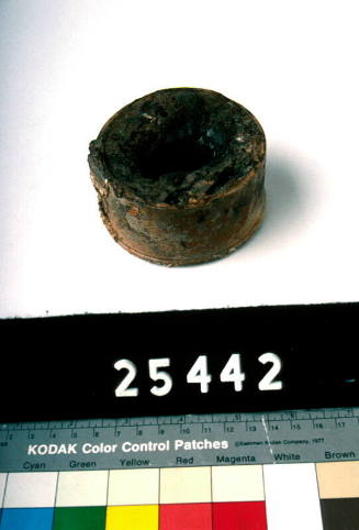 Ceramic dubbin jar recovered from the wreck of the DUNBAR