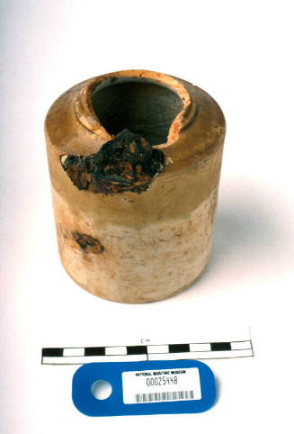 Jar recovered from the wreck of the DUNBAR