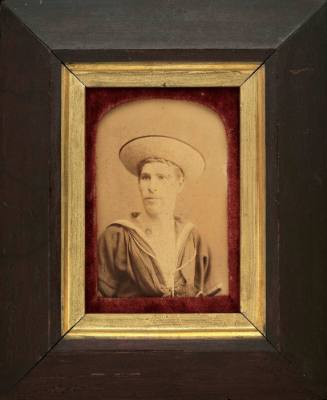 James Conder in his Victorian Colonial Navy uniform