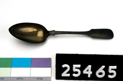 Gilt serving spoon