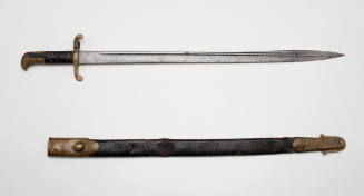 Lancaster Sapper's & Miner's Sword Bayonet and scabbard owned by James Conder
