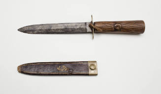 Knife and sheath owned by James Conder