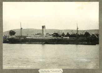 RMS ARAWA, Hobart, 1908