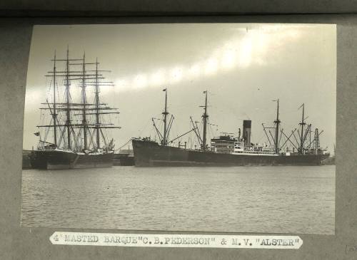 MV ALSTER and four master barque CB PENDERSON