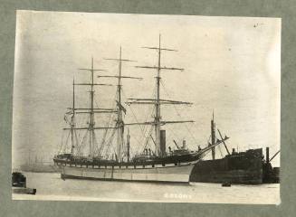 Barque COLONY with SS CORINTHIA behind