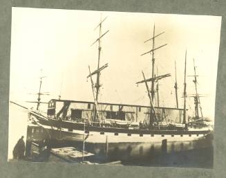 Barque SCOTTISH PRINCE docked at a wharf