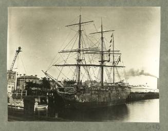 Convict ship SUCCESS docked at Port Adelaide, South Australia