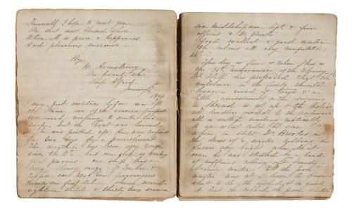 Diary of Mary Armstrong, matron on the emigrant ship SEVERN in 1863