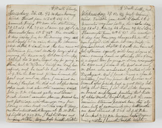 Journal kept by Arthur Jamieson on Gellibrand lightship, Victoria