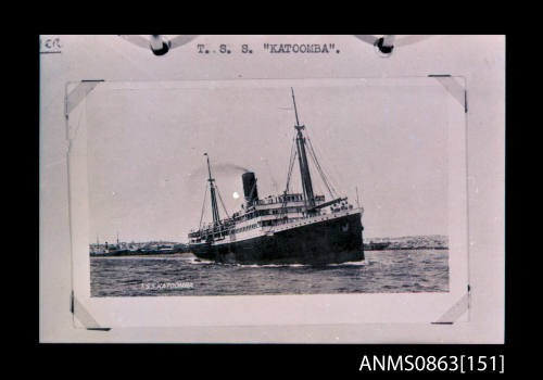 Two negatives depicting SS KAROOLA