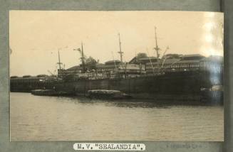 Cargo ship MV SEALANDIA berthed at wharf