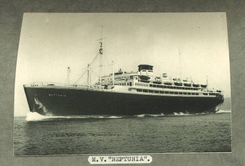 Passenger ship MV NEPTUNIA underway at sea