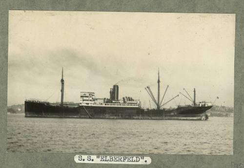 Cargo ship SS KALGOORLIE under way in harbour