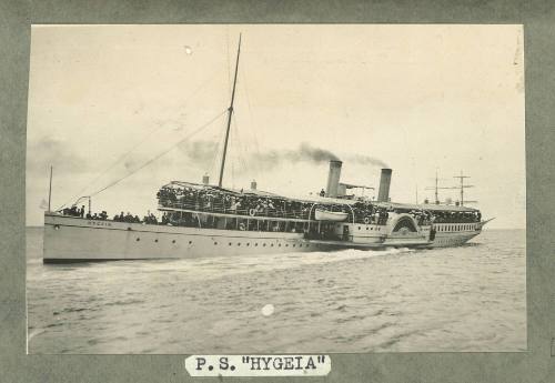 Passenger ferry PS HYGEIA possibly Port Phillip Bay, Melbourne, Victoria