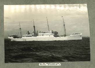 Cargo passenger ship MV FIONIA at sea