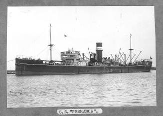 Cargo ship SS PESHAWUR in harbour
