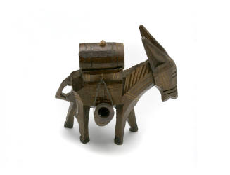 Wooden toy donkey belonging to Gina Sinozich's son Michael
