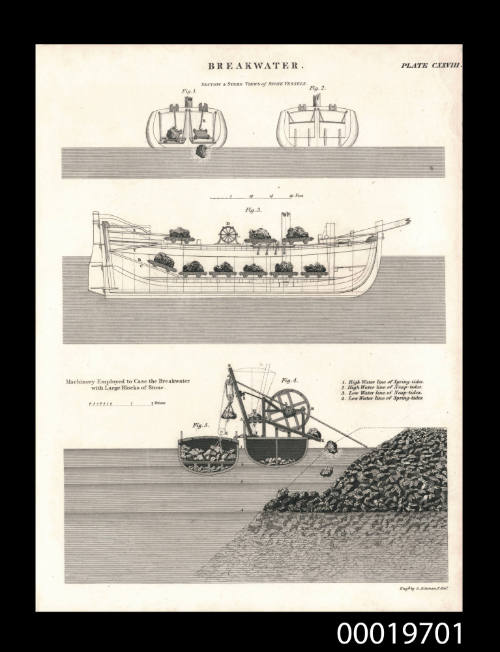 Plate CXXVIII. Breakwater