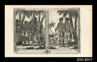 Soldiers of the Kingdom of Macassar / Portraits of Soldiers Inhabiting the Isle of Timor