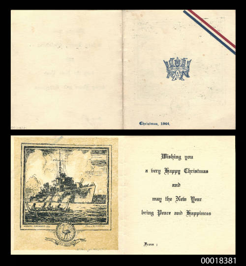 HMAS WARREGO II Christmas card