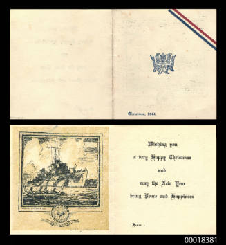 HMAS WARREGO II Christmas card