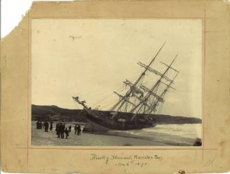 Wreck of HEREWARD, Maroubra Bay, May 6th 1898