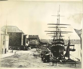 The clipper ship SOBRAON in Circular Quay