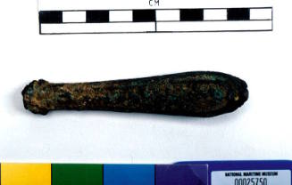Handle recovered from the wreck of the DUNBAR