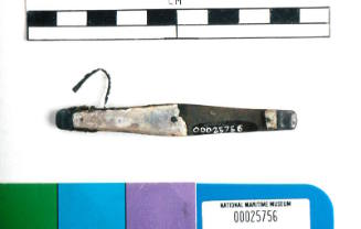 Penknife with mother of pearl handle recovered from the wreck of the DUNBAR