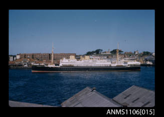 Colour photographic slide of MS WANGANELLA entering Pyrmont Bay