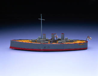 SMS EMDEN coil spring clockwork toy ship model