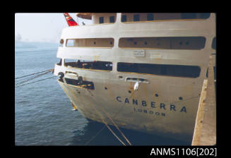 Colour photographic slide of CANBERRA