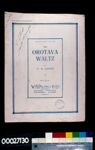 The OROTAVA Waltz