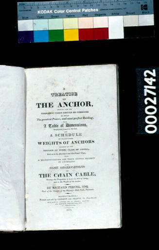 A treatise on the anchor