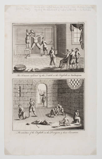 The Torments Inflicted by the Dutch On the English in Amboyna / The Condition of the English in the Dungeon and Their Execution