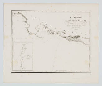Carte de la Cote Sud-Ouest de la Nouvelle Guinee