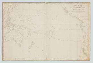 Carte generale de l'Ocean Pacifique dressee par messers d'Urville et Lottin d'apres les reconnaissances de la Corvette l'Astrolabe