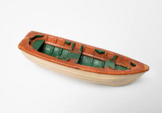 Lifeboat for the model of the pearling lugger COONAGLEBAR II