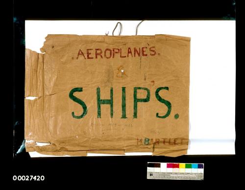 Aeroplanes & Ships, H. Bartlett