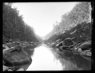 Riverscape, possibly at Colo River or Nepean Gorge NSW