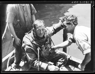 Diver aboard the UNDINE