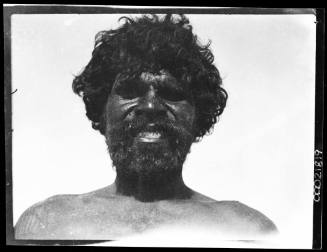 Portrait of unidentified Yawuru man, Broome