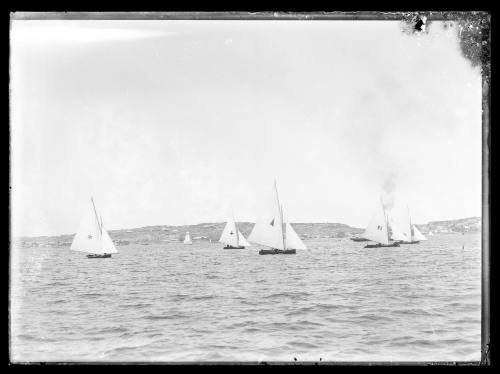 Sloop and 6-foot skiff at Watsons Bay